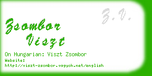 zsombor viszt business card